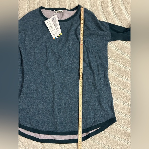 NWT Smartwool Women's Shadow Pine Colorblock Sweater - XL - Picture 10 of 11